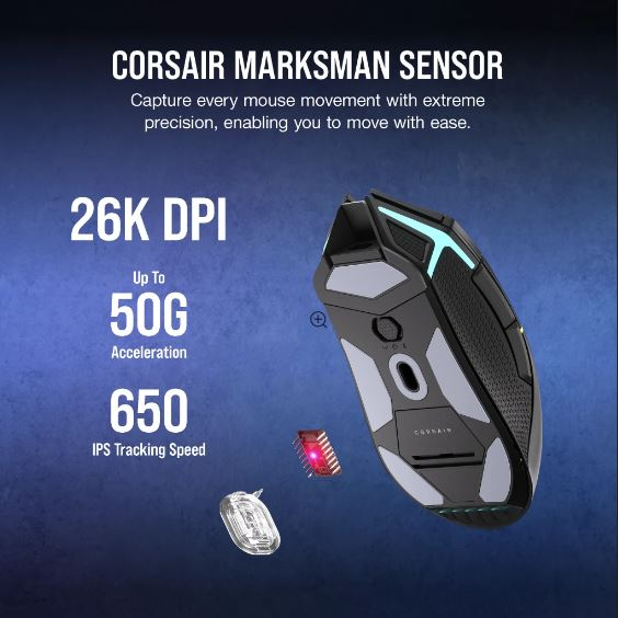 chuot khong day corsair nightsabre rgb ch 931b011 ap