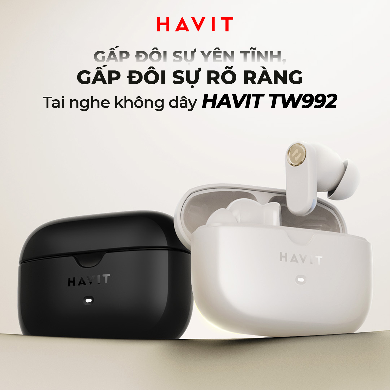 tai nghe bluetooth true wireless havit tw992 1