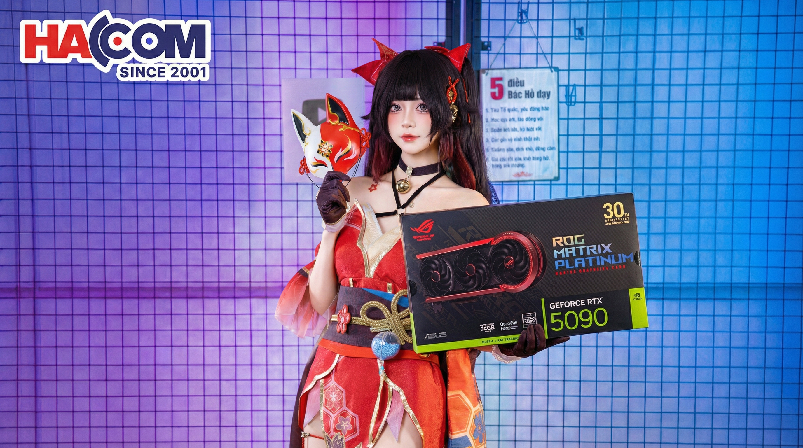 Card màn hình Asus RTX 5090 Matrix Platinum GeForce RTX 5090 30TH ANNIVESARY LIMITED EDITION