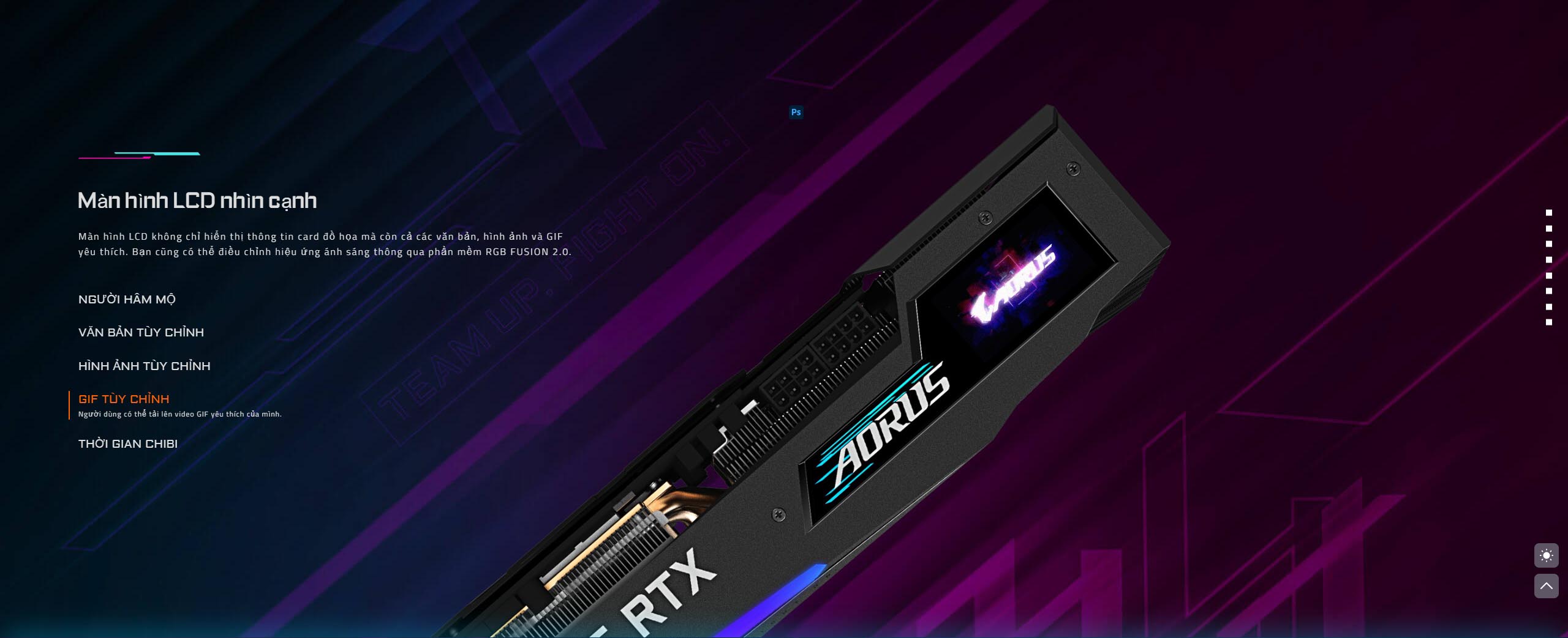 card man hinh gigabyte aorus geforce rtx 3070 master 8g likenew vggi00060 10005background