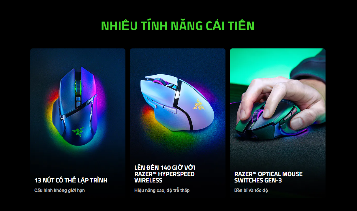 chuot razer basilisk v3 pro 35k phantom white edition merz0173 1