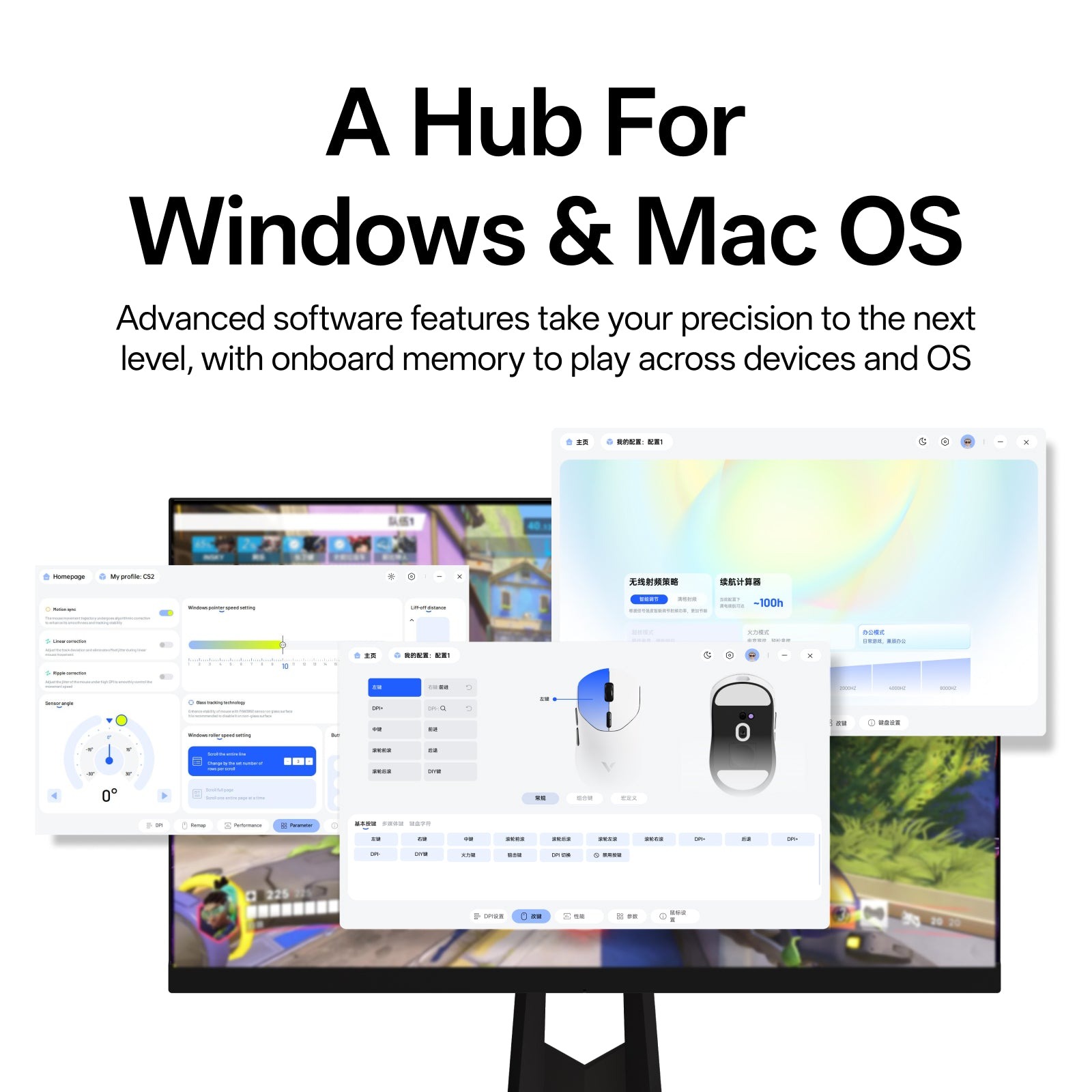 chuot gaming rapoo vt2 max 7