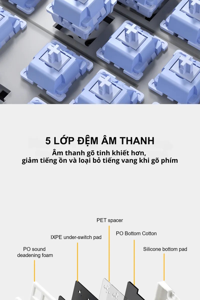 ban phim co gaming aula au75 5