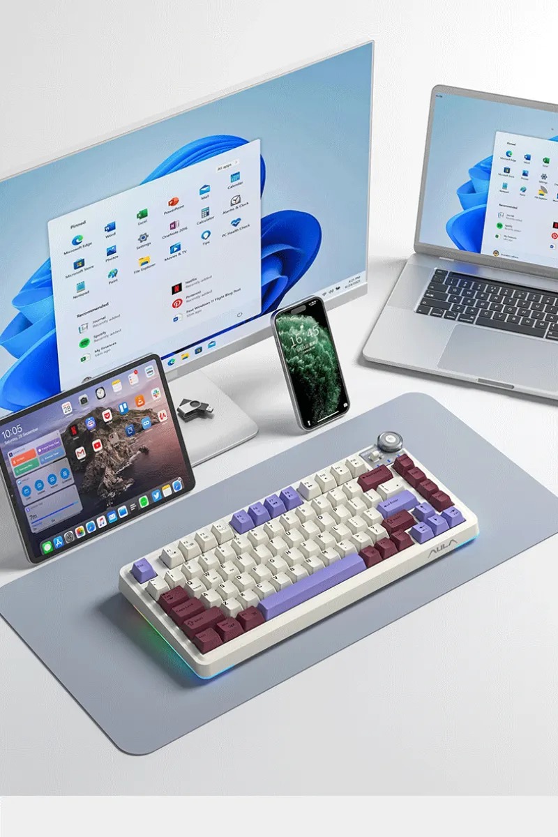 ban phim co gaming aula au75 9