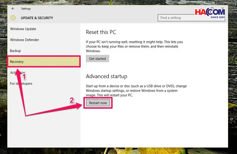 cach vao safe mode tren windows 10 hacom 5