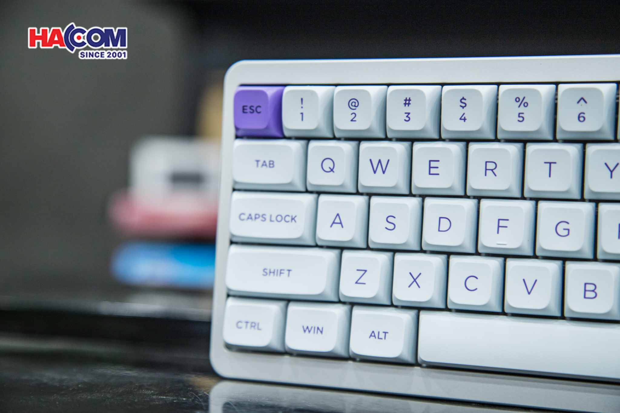 ban phim rapid trigger aesco a67 mau xam 006