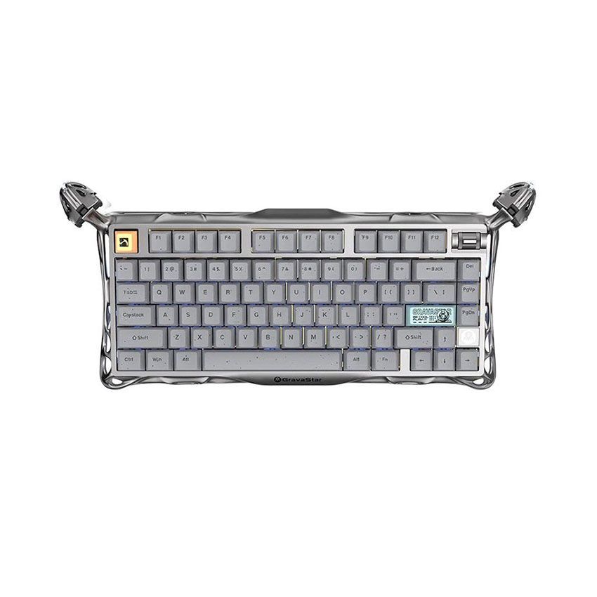 Bàn phím GravaStar Mercury K1 Pro (Interstellar Silver) chính hãng