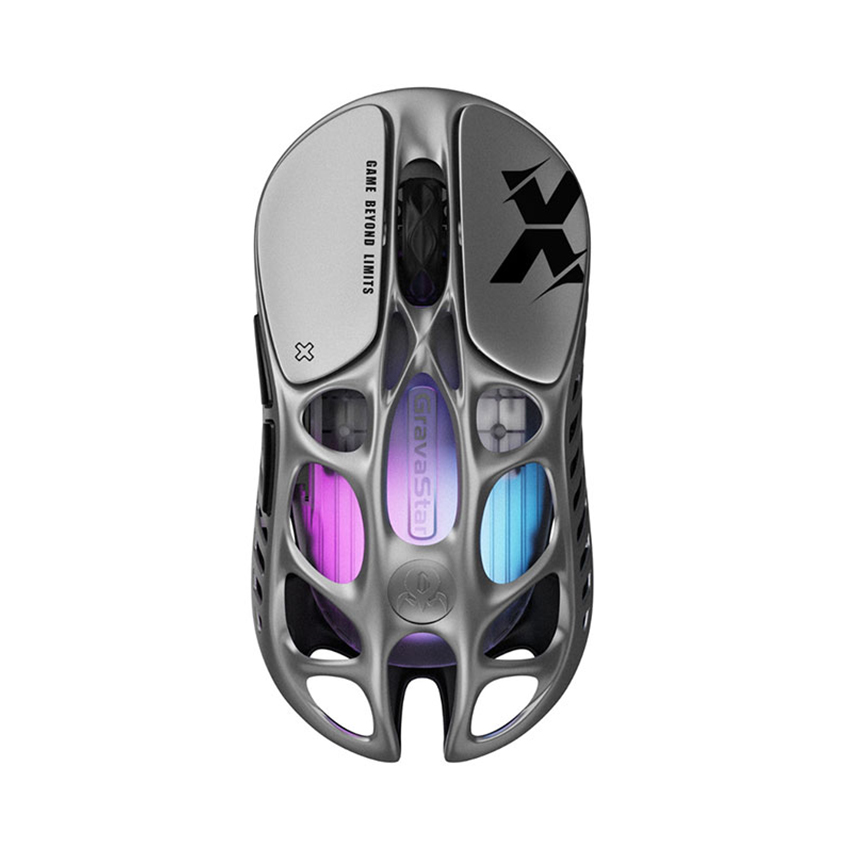 Chuột GravaStar Mercury X (Interstellar Silver) chính hãng