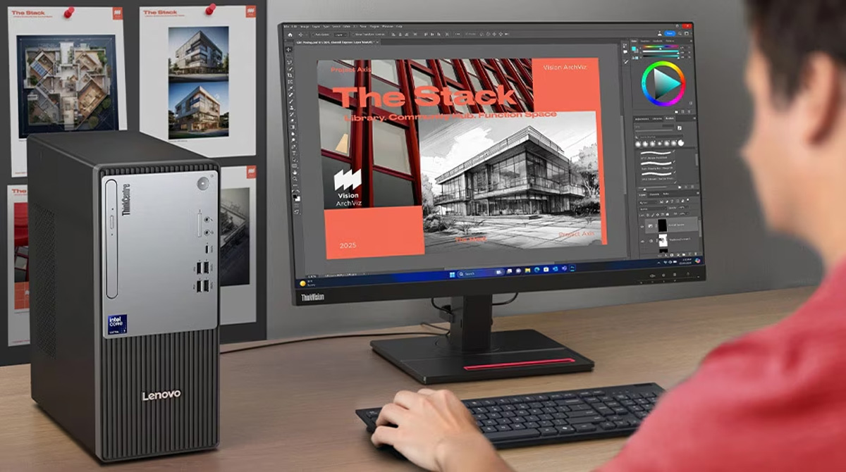 may tinh de ban lenovo hacom 3