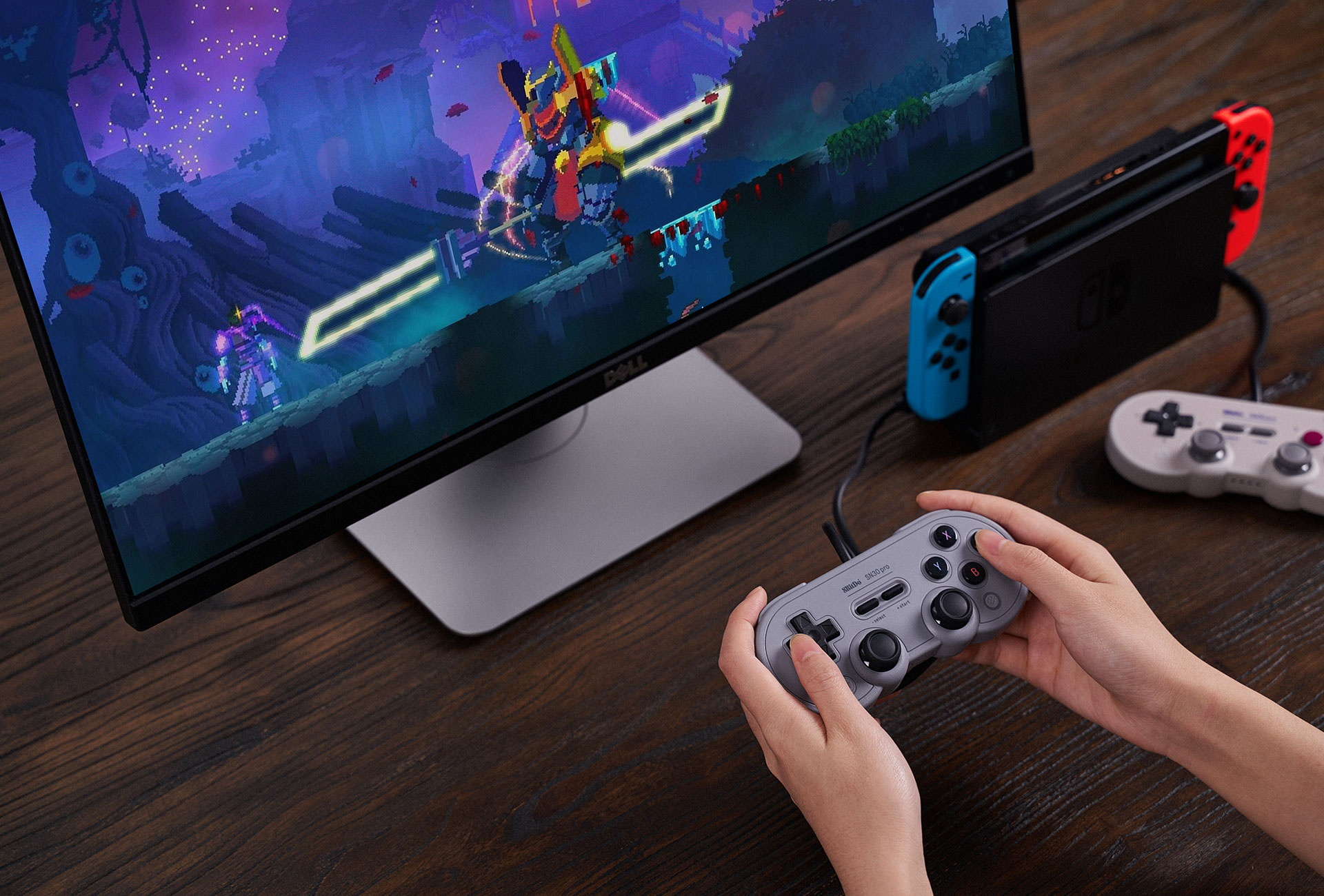 Tay cầm chơi game 8BitDo SN30 Pro USB 1