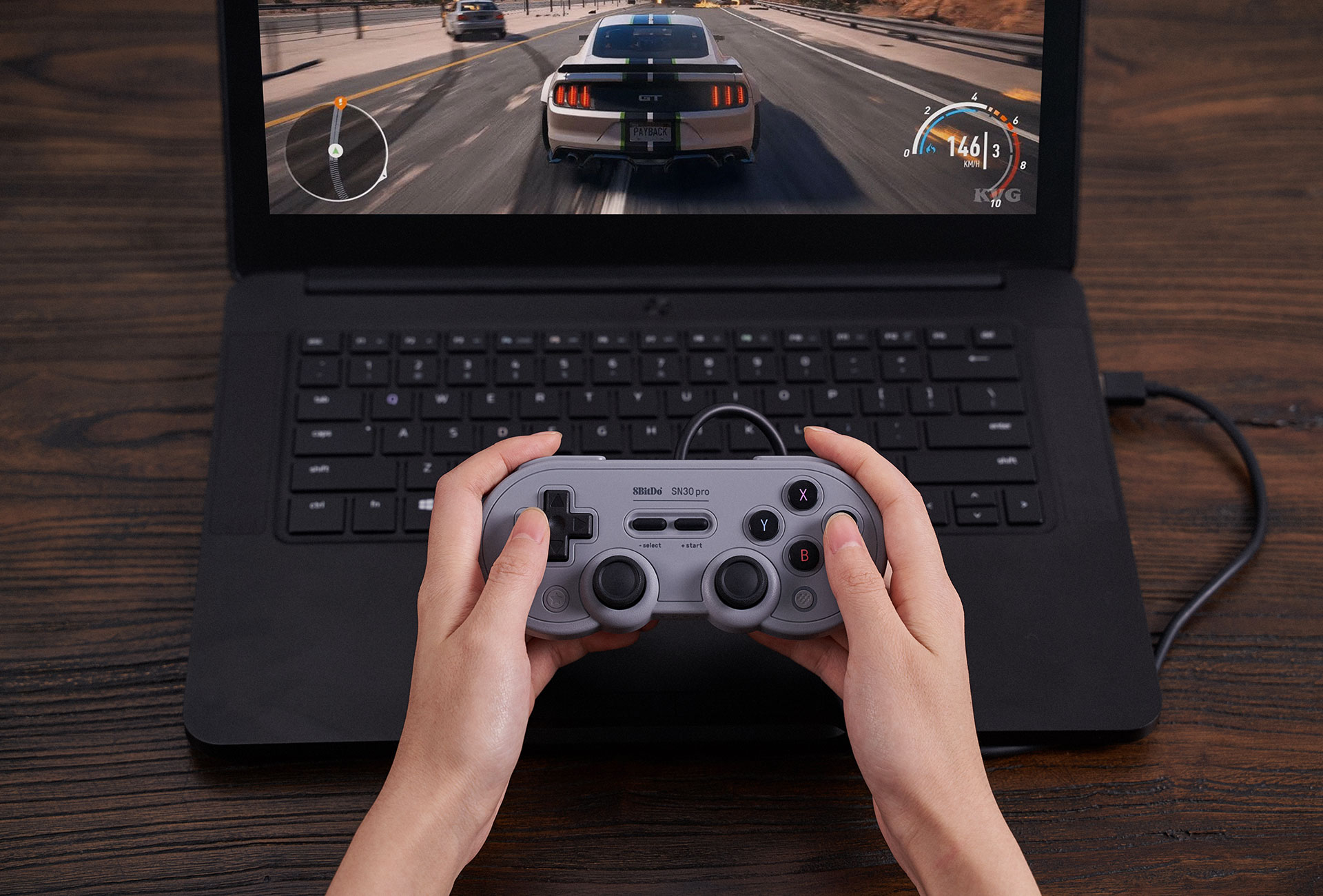 Tay cầm chơi game 8BitDo SN30 Pro USB 3