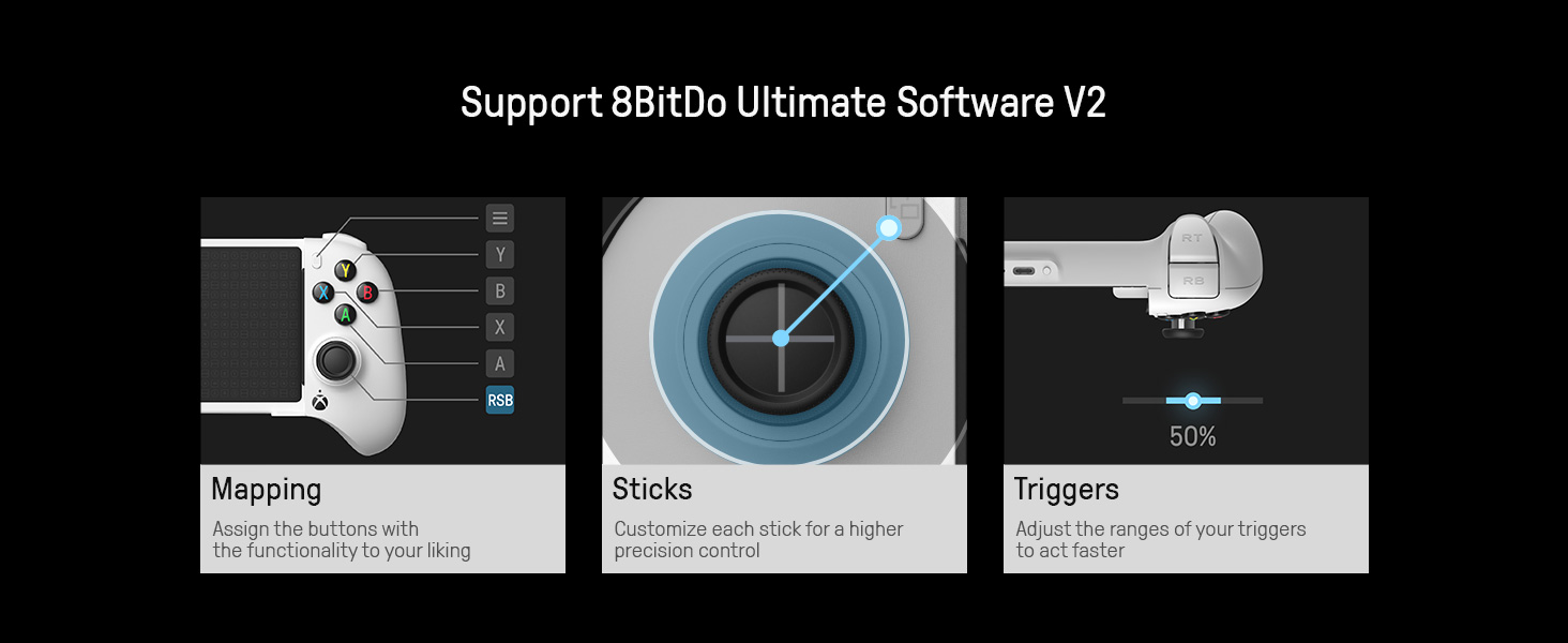 Tay cầm chơi game 8BitDo Ultimate Mobile Gaming Controller 6