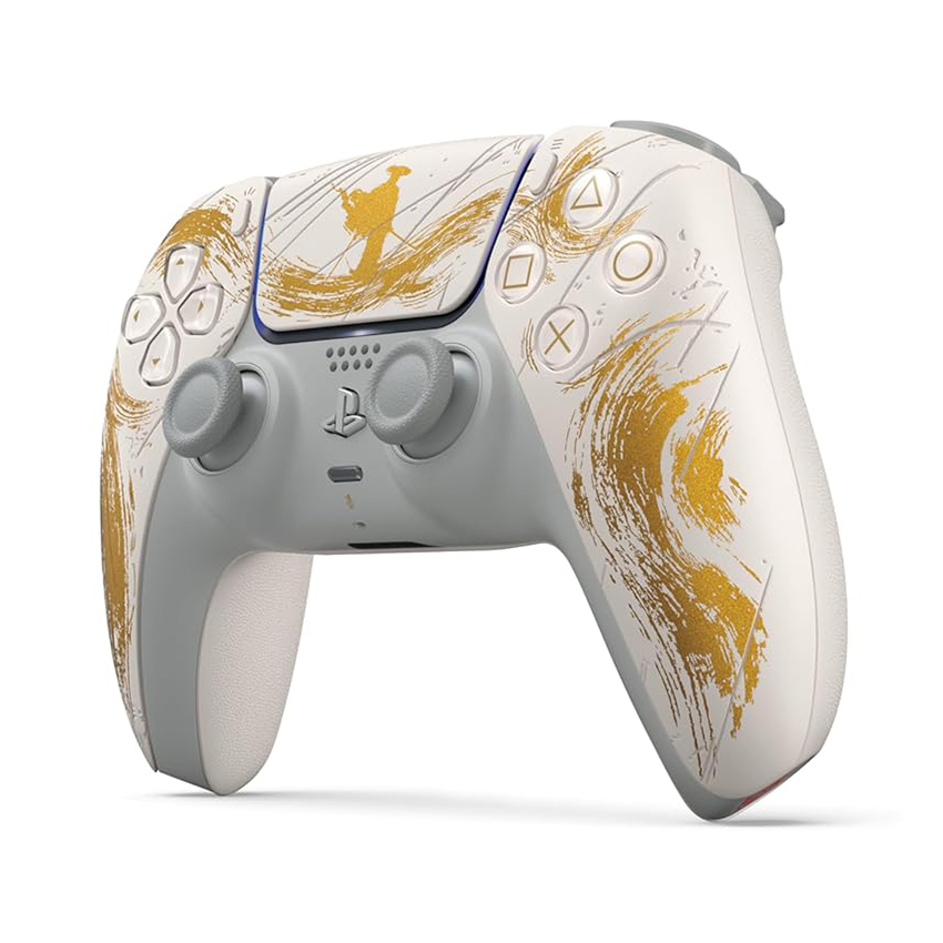 Tay cầm chơi Game Sony PS5 DualSense Ghost of Yotei Gold (CFI-ZCT1G Z7) - Hàng Chính Hãng 1