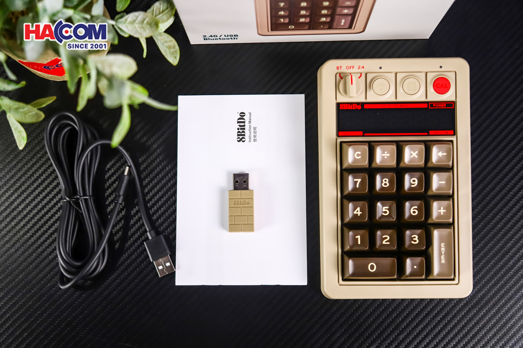 Bàn phím 8BitDo Retro 18 Mechanical Numpad - C64 Edition 10