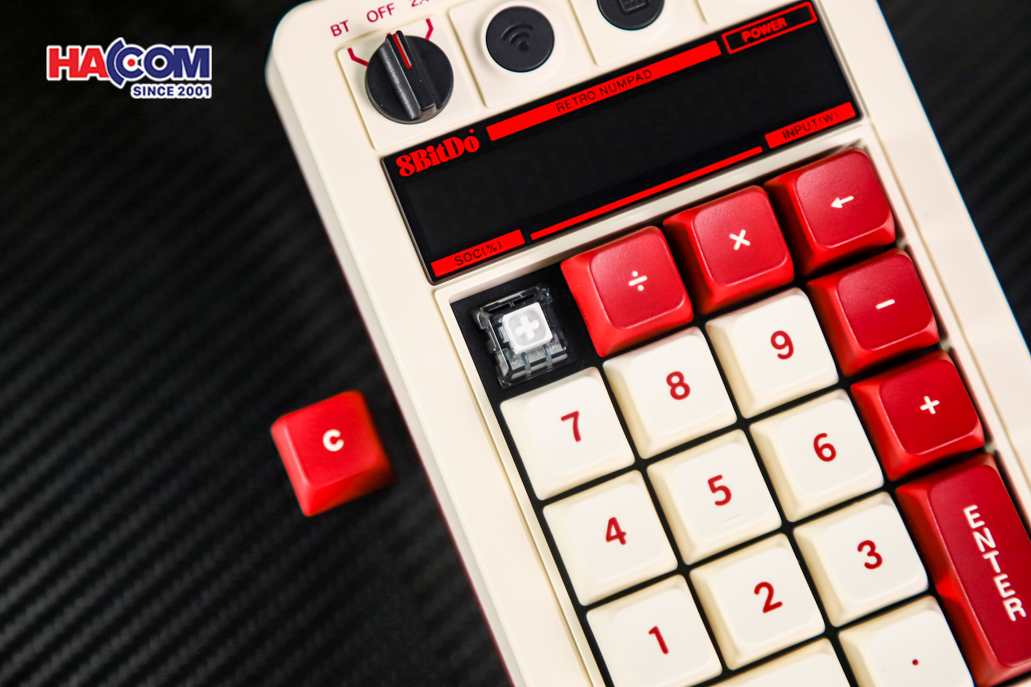 Bàn phím 8BitDo Retro 18 Mechanical Numpad - Fami Edition 17