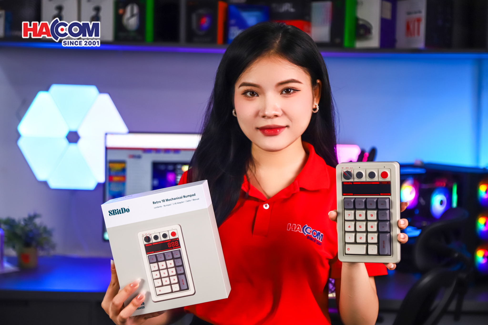 Bàn phím 8BitDo Retro 18 Mechanical Numpad - N Edition 4