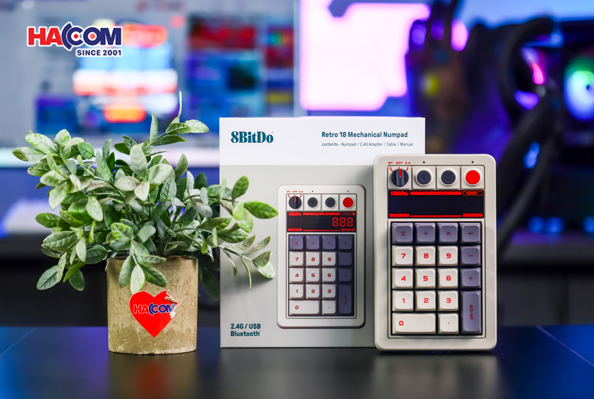 Bàn phím 8BitDo Retro 18 Mechanical Numpad - N Edition 9
