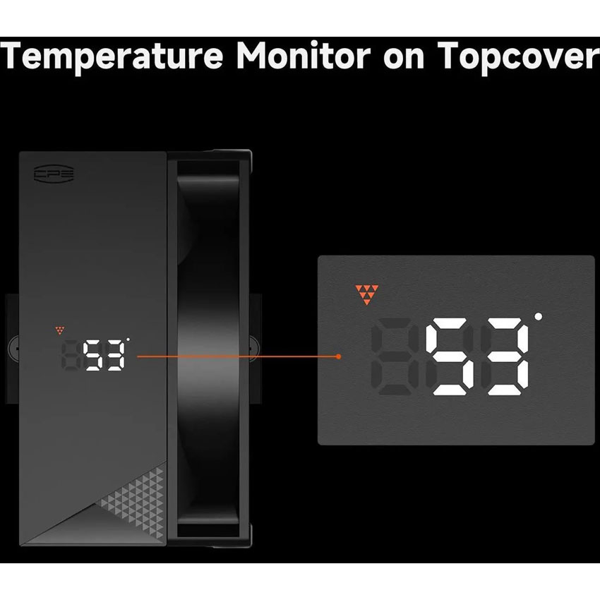 Tản nhiệt khí PC COOLER RT500 Digital BK Black 6