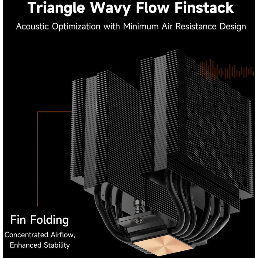 Tản nhiệt khí PC COOLER RT620 Digital BK Black 3