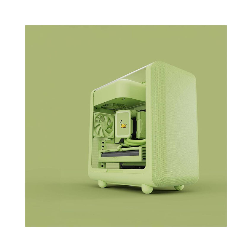 Vỏ case HYTE X50 Matcha Milk (eATX/0 Fan) 6