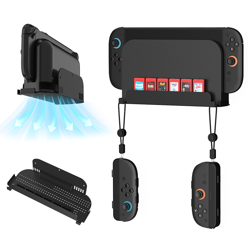Giá treo tường đa năng cho Nintendo Switch 2/Oled/Switch màu trắng JYS-NS2291 2