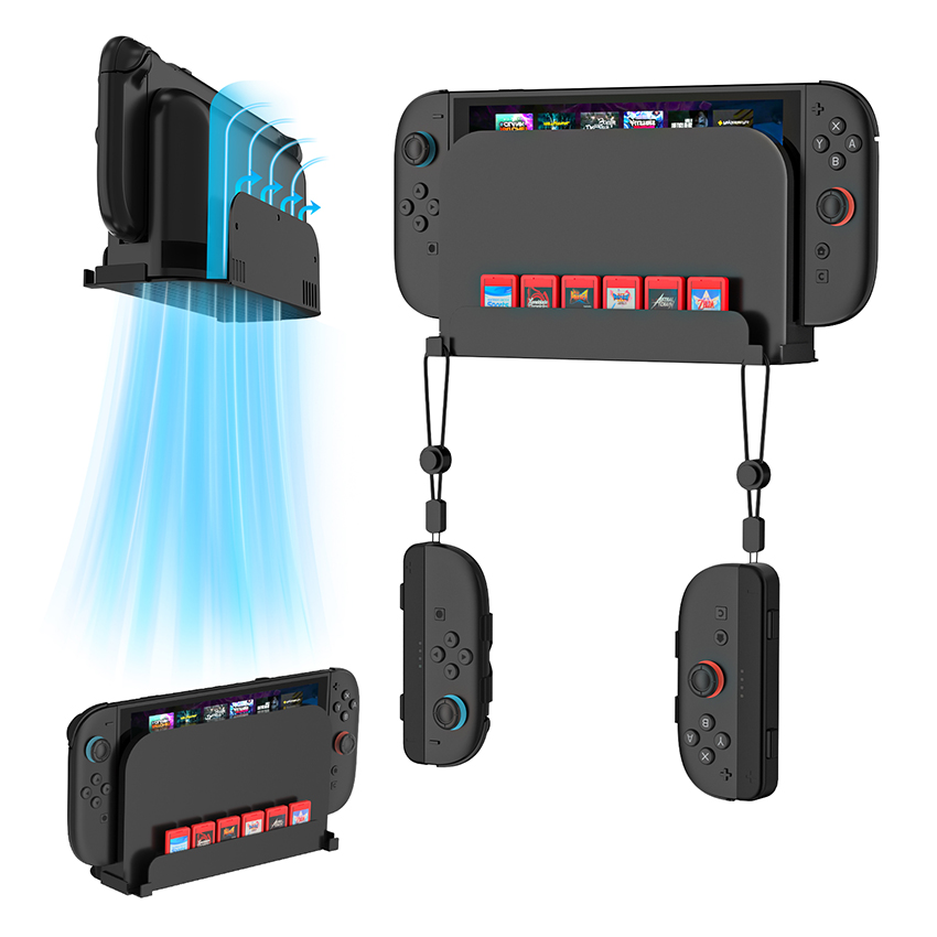 Giá treo tường đa năng cho Nintendo Switch 2/Oled/Switch màu trắng JYS-NS2291 3