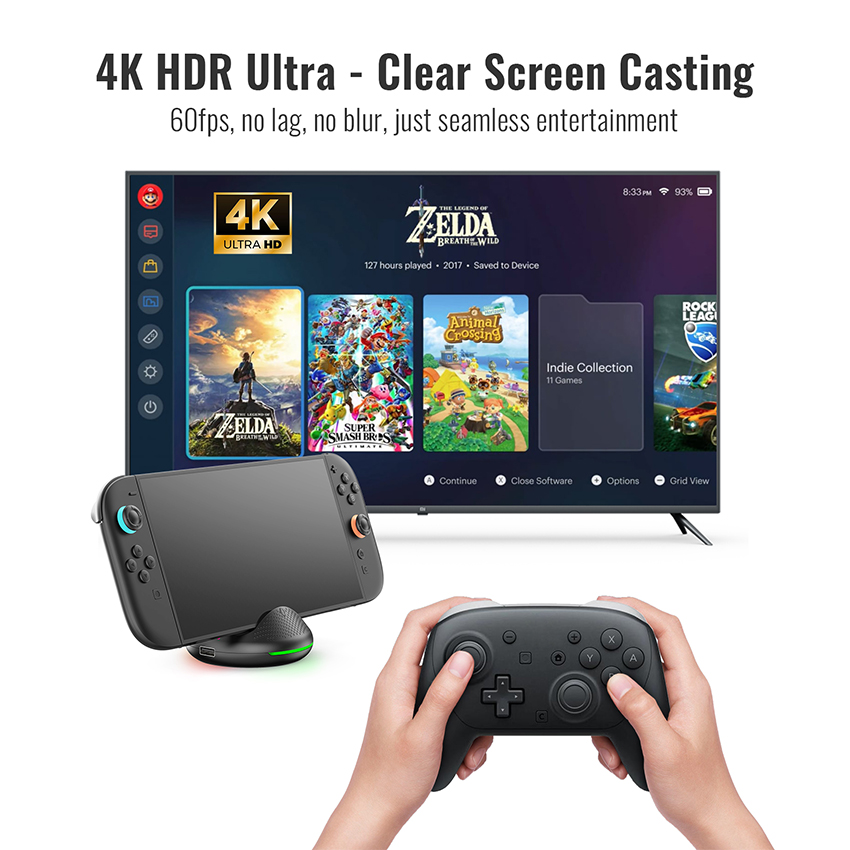 sac mini kiem dock chuyen tv 5 in 1 cho nintendo switch 2 mau den jys ns2289 14