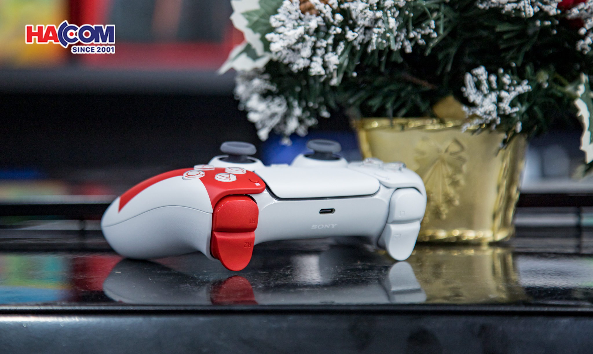 Tay cầm chơi Game Sony PS5 DualSense God of War 20th Anniversary GOW (CFI-ZCT1G ZA) - Hàng Chính Hãng 11