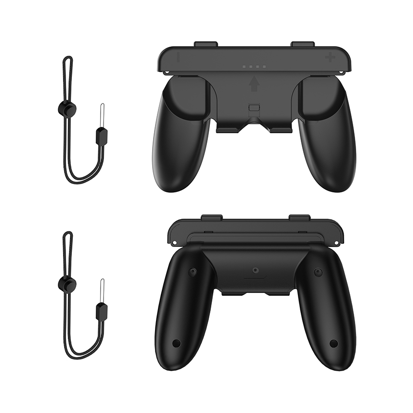 Vỏ tay cầm bằng nhựa có dây đeo Grip Controller for Switch 2 Twin Pack 2 in 1 màu đen JYS-NS2276 1