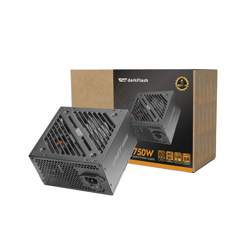Nguồn máy tính DARKFLASH EMT 750W (80 Plus Bronze)