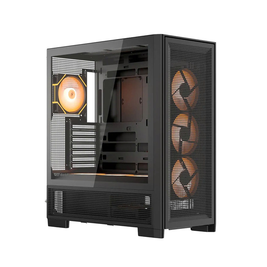 Vỏ case DARKFLASH AIR NOVA - Black (ATX3 fan) 1