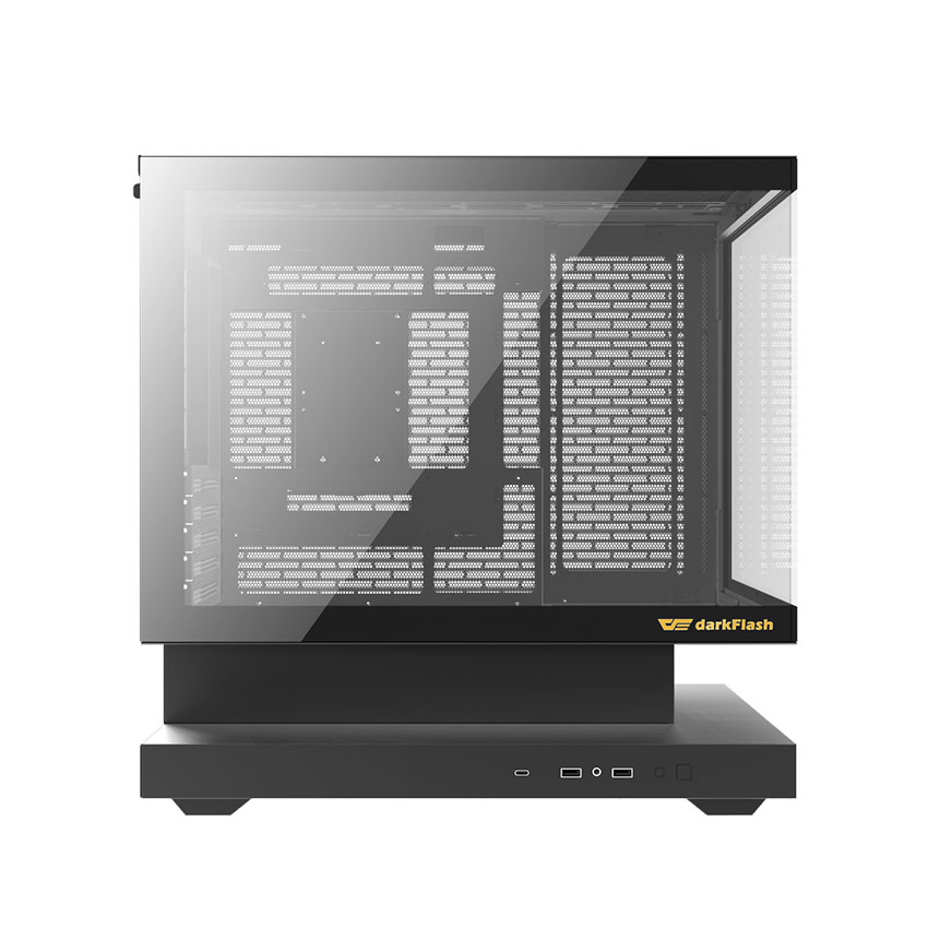 Vỏ case DARKFLASH F1 - Black (mATX/0 fan) 2