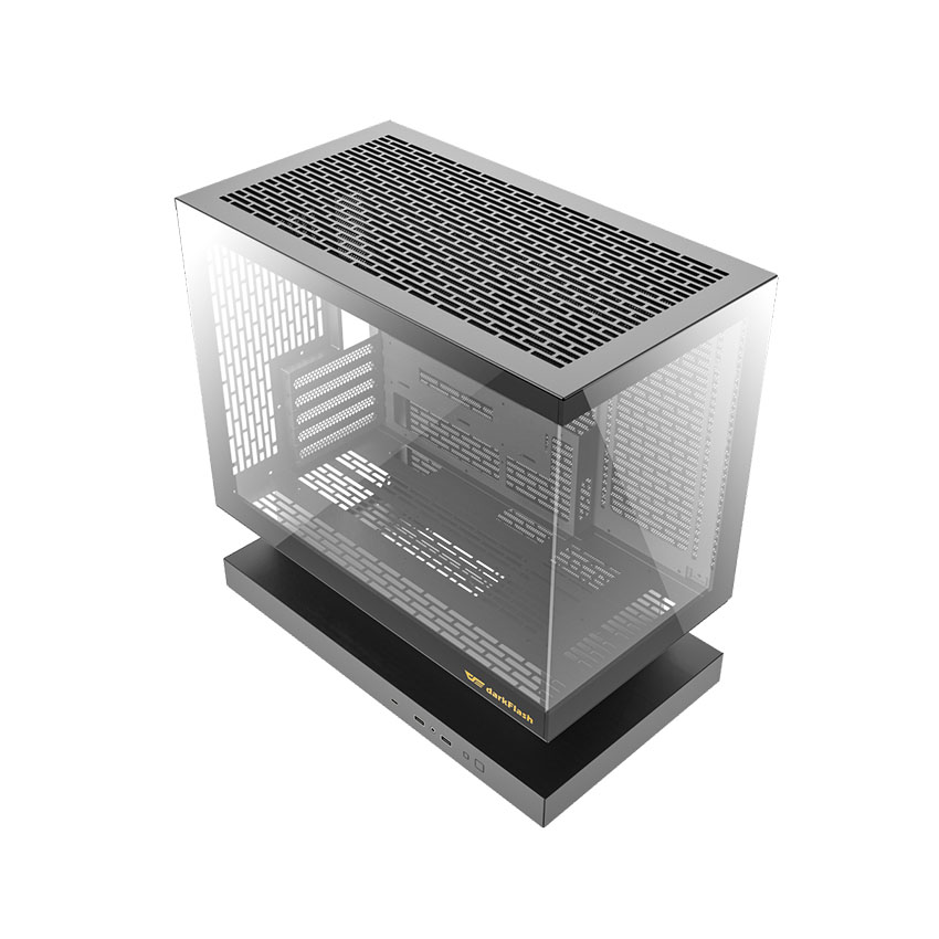 Vỏ case DARKFLASH F1 - Black (mATX/0 fan) 5