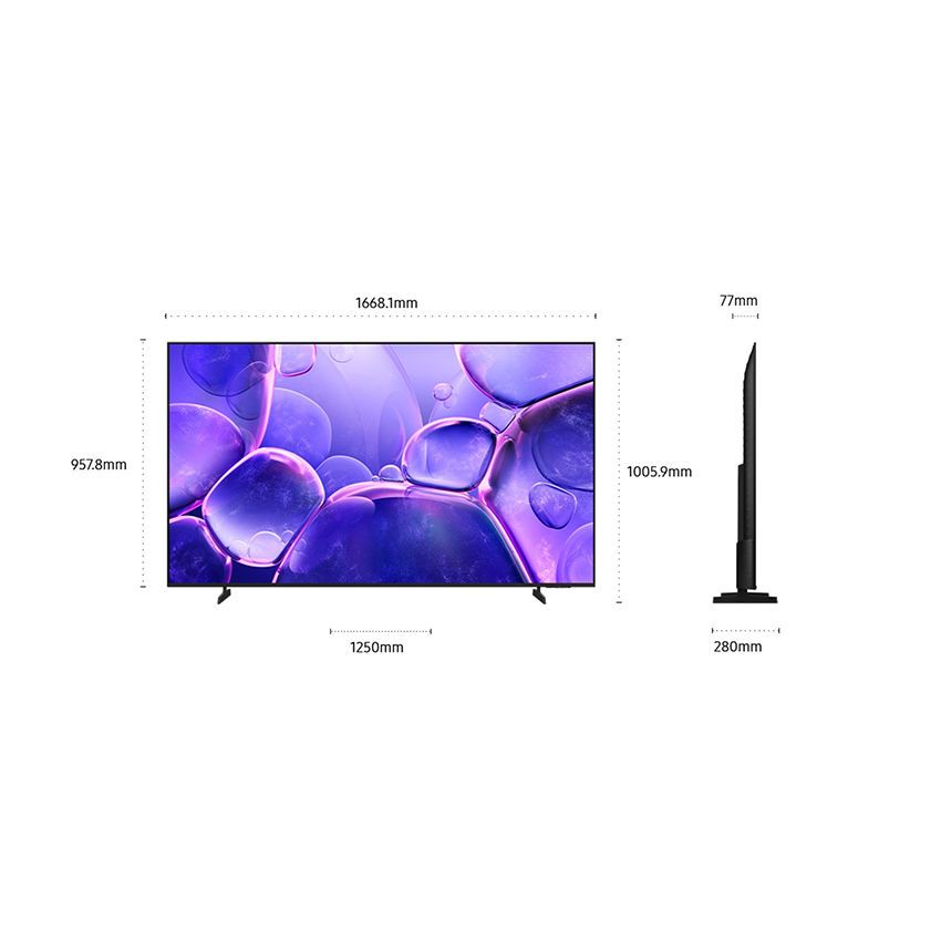 Smart Tivi Samsung Crystal UHD 4K 75 inch UA75U8500F - Hình 6