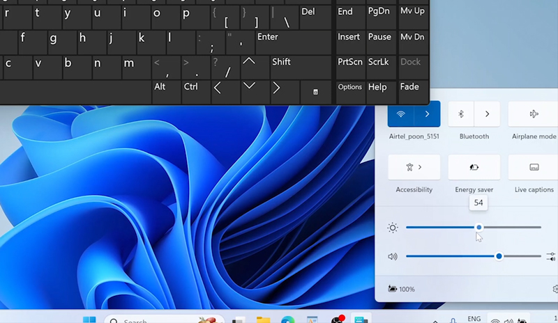 chinh do sang man hinh laptop khong can chuot cuc de hacom 1