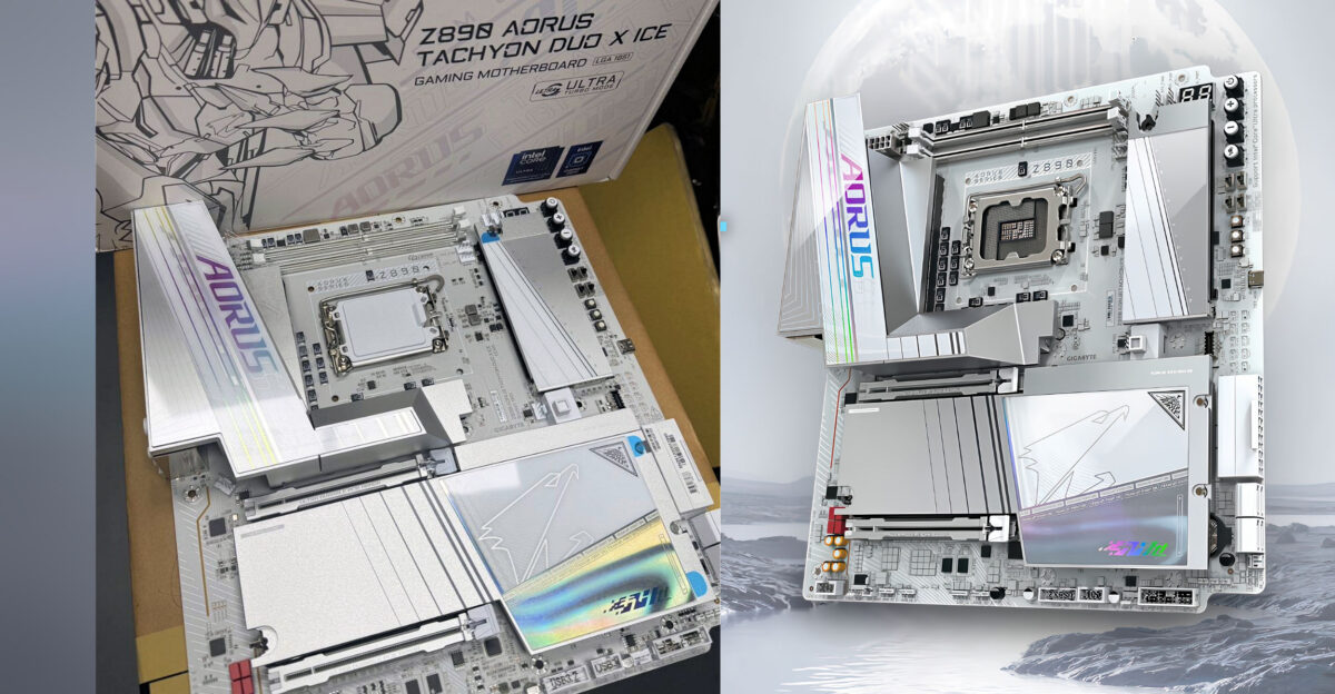 gigabyte z890 aorus tachyon duo x ice