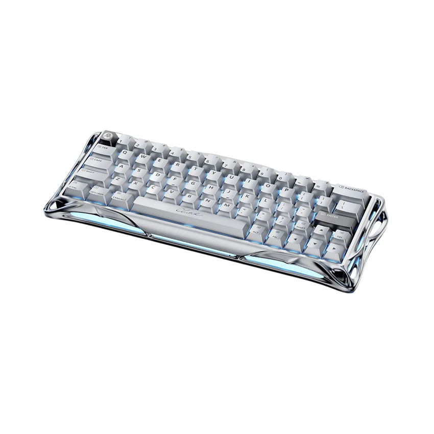 Bàn phím GravaStar Mercury V60 Pro Deluxe Edition (Chrome Silver) - Hình 2