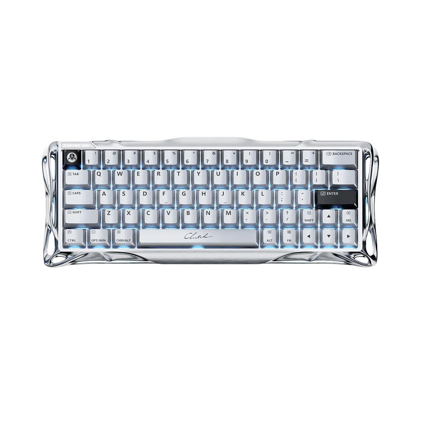 Bàn phím GravaStar Mercury V60 Pro Deluxe Edition (Chrome Silver) - Hình 1