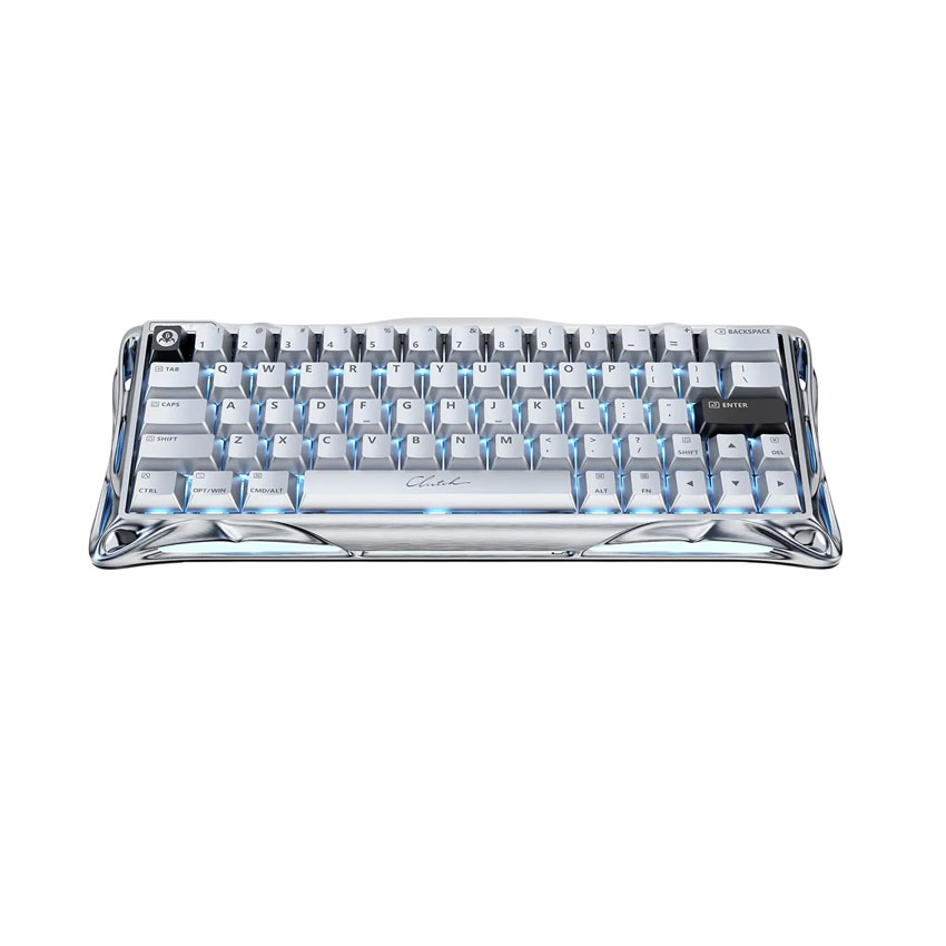 Bàn phím GravaStar Mercury V60 Pro Deluxe Edition (Chrome Silver) - Hình 3