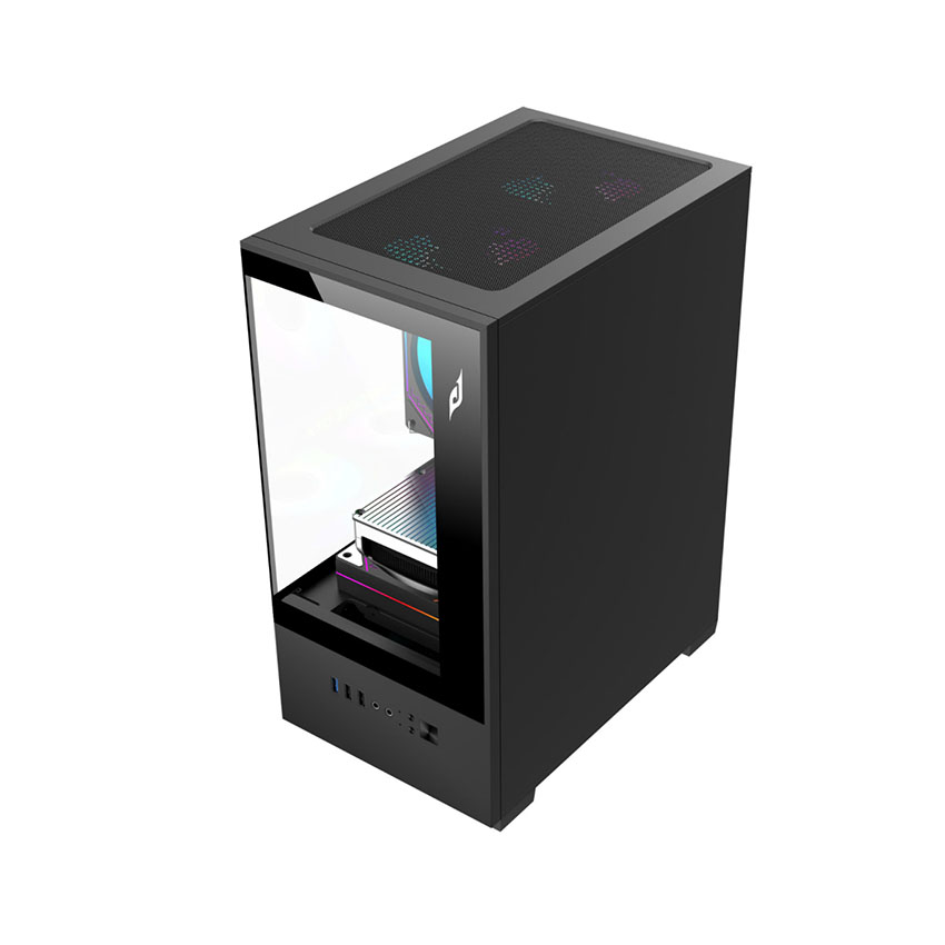 Vỏ Case EDRA ECS1303H Black (mAtx/0 Fan) - Hình 5