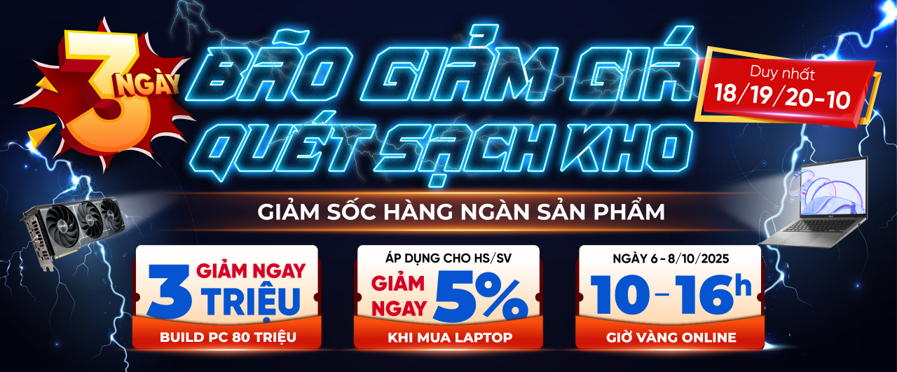 HACOM bùng nổ khuyến mãi tháng 10