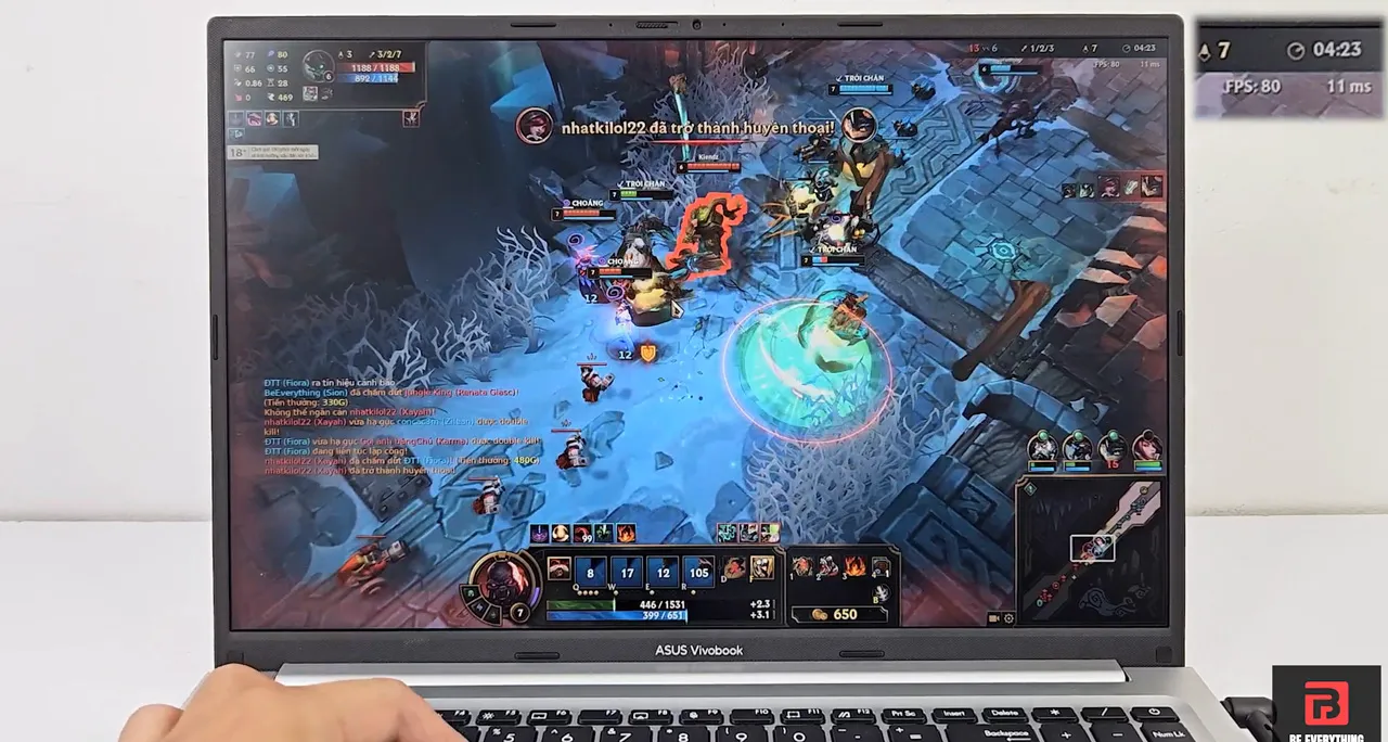 Asus Vivobook đáp ứng được tựa game Liên minh huyền thoại