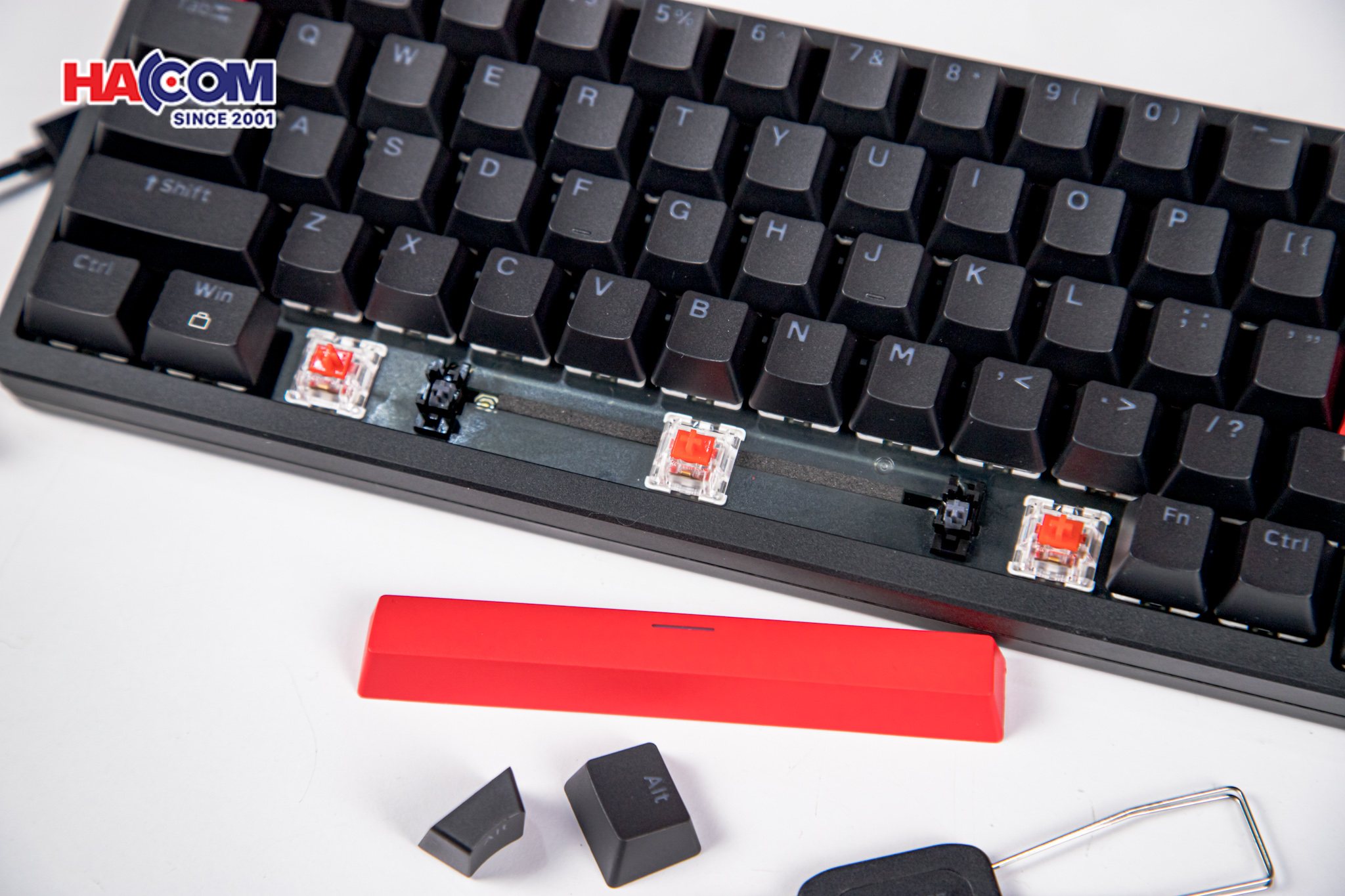 Bàn phím Keychron X6-A1 X6 Red Backlight Red Switch 11