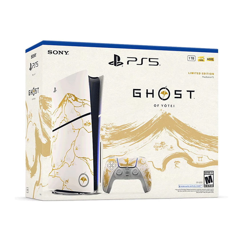 MÁY CHƠI GAME SONY PLAYSTATION 5 (PS5) SLIM CONSOLE - GHOST OF YOTEI BUNDLE ASIA00491 - HÀNG CHÍNH HÃNG