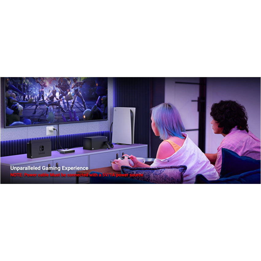 Bộ gộp HDMI 2.1 chuyển mạch 3 vào 1 ra hỗ trợ 8K@60hz Ugreen 15604 4