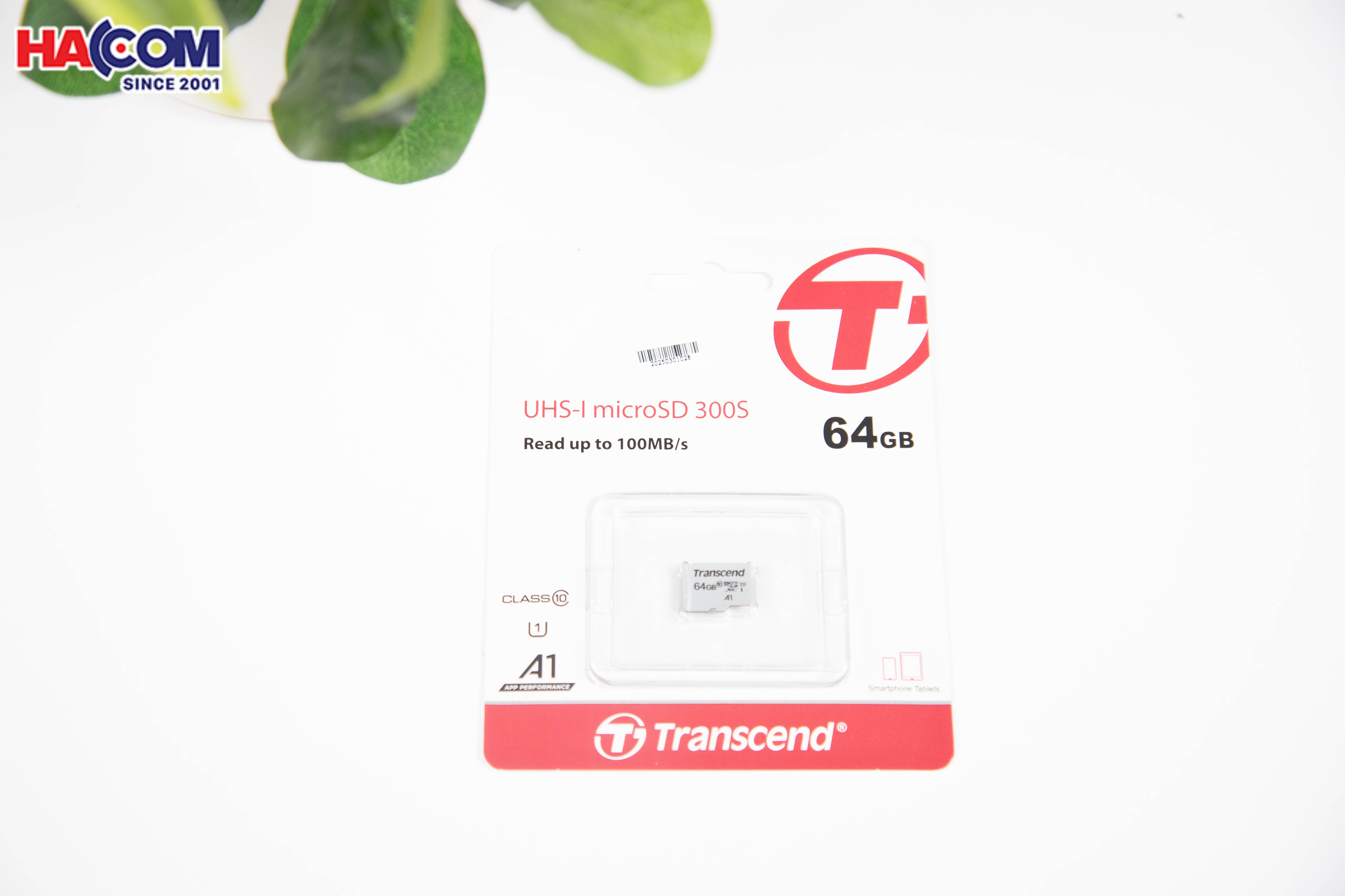 Thẻ nhớ Transcend 64GB UHS-I MicroSD 300S Class 10, U1, A1 (TS64GUSD300S) 4