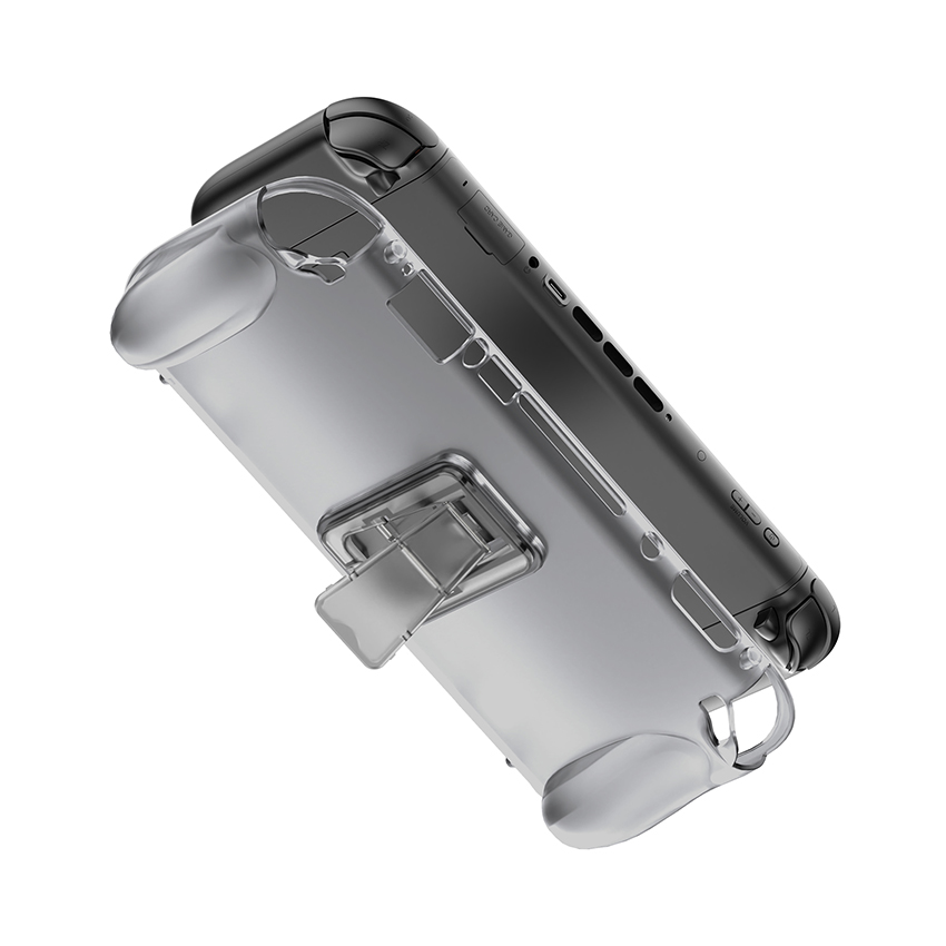 Ốp lưng bảo vệ có chân đế TPU Case for Switch 2 màu xám JYS-NS2301 1