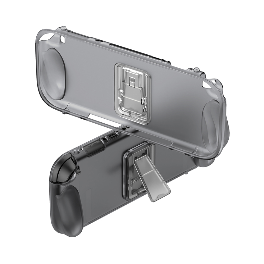 Ốp lưng bảo vệ có chân đế TPU Case for Switch 2 màu xám JYS-NS2301 2