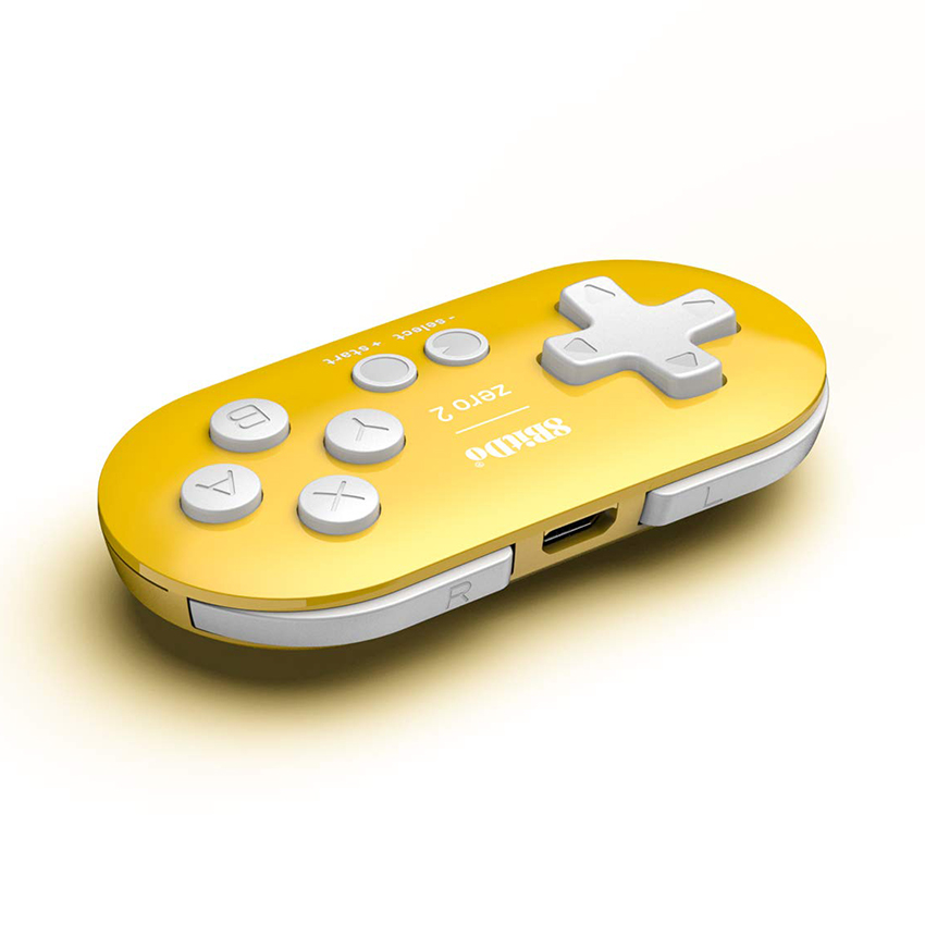 Tay cầm chơi game 8BitDo Zero 2 Bluetooth gamepad (Yellow edition) 2