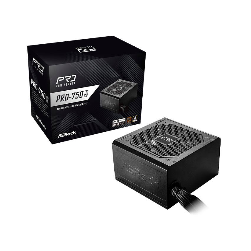 Nguồn ASROCK PRO-750B - 750W (80+ Bronze)